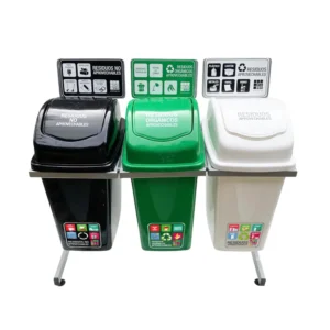 Punto Ecologico De 2 Puntos De 53 Litros