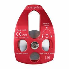 Polea Sencilla Edelweiss Traffic 116 Rodamientos polea de alto rendimiento com doble roldana