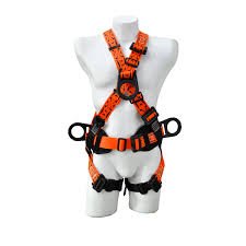 Arnés 4 Argollas Dieléctrico Powerlim Pro Con Protector Lumbar